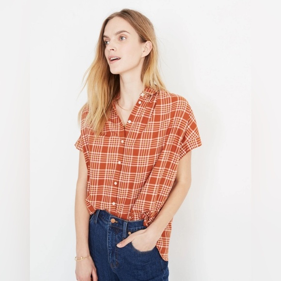 Madewell Central Shirt in Fieldgate Plaid Size Medium - Picture 1 of 7